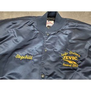 Game Sportswear Men’s 3XL quilted lined Satin Jacket Jevic Transport "Stepchild"